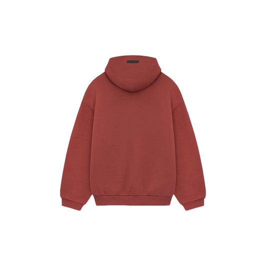 Essentials FW24 Crimson Fleece Hoodie